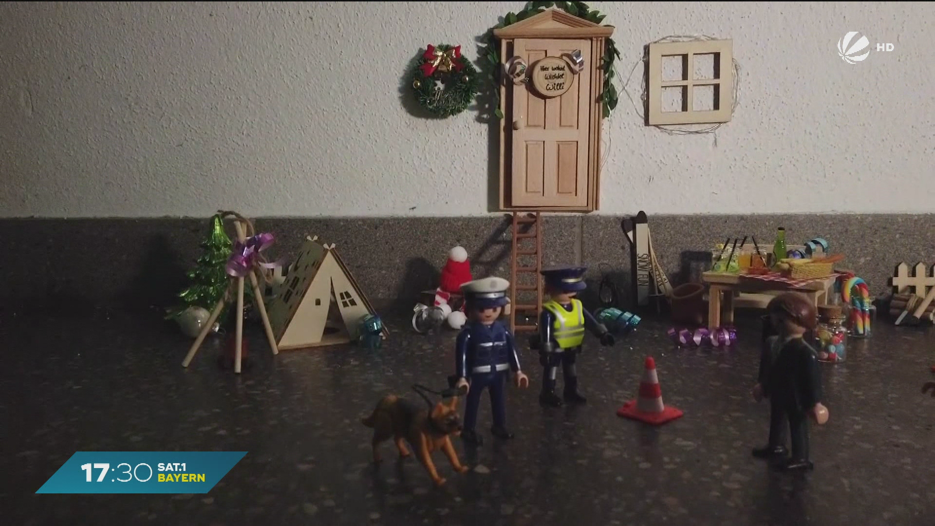 Video: Polizeipräsidium Niederbayern: Wichtel Willy sorgt für kleine Streiche