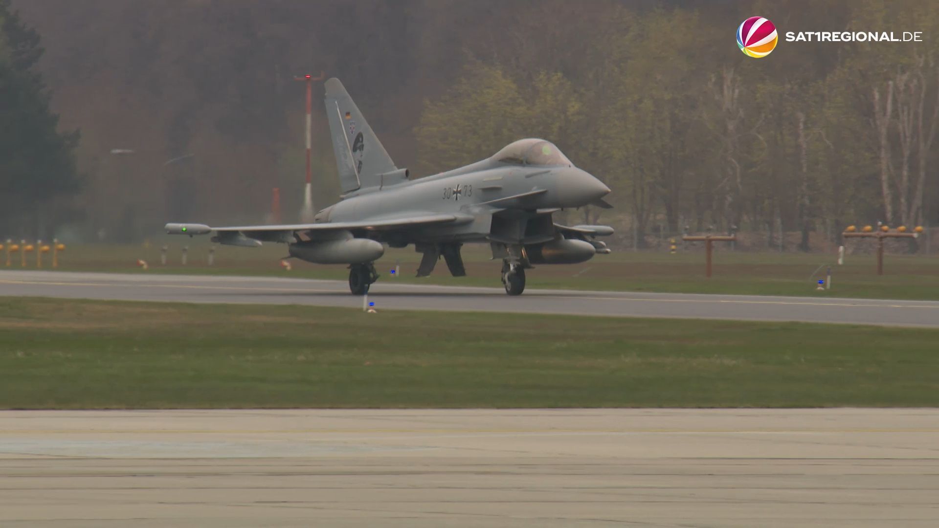 Video: „Dispersed Operations 2026“: Luftwaffenübung mit Eurofightern am Flughafen Lübeck