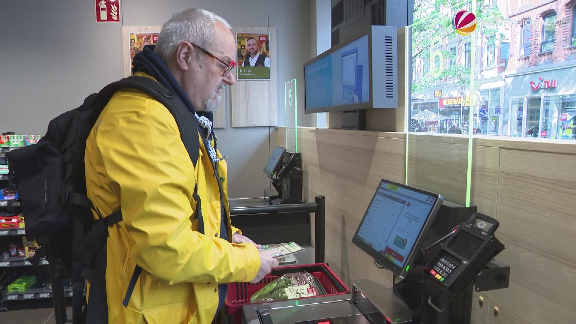 Video: Einkaufen ohne Kassen-Scan in Hannover