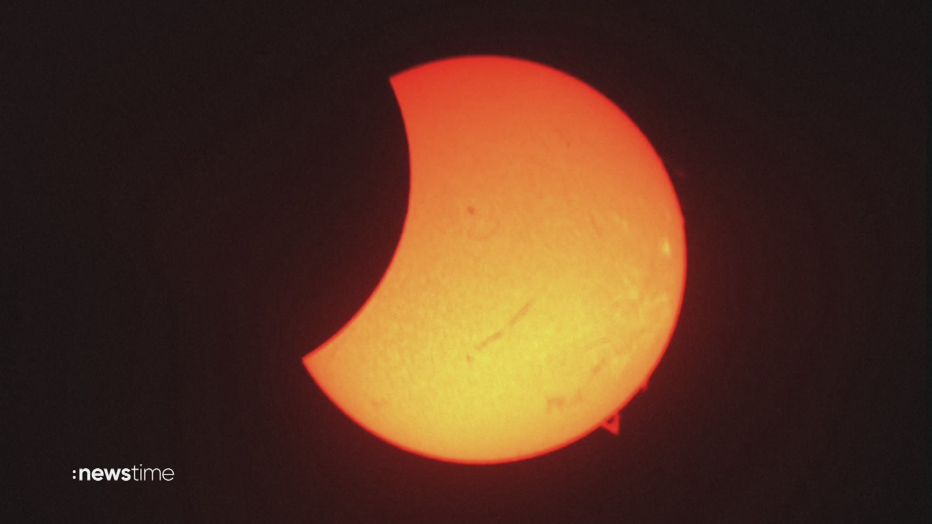 Video: Sonnenfinsternis-Hype in Spanien
