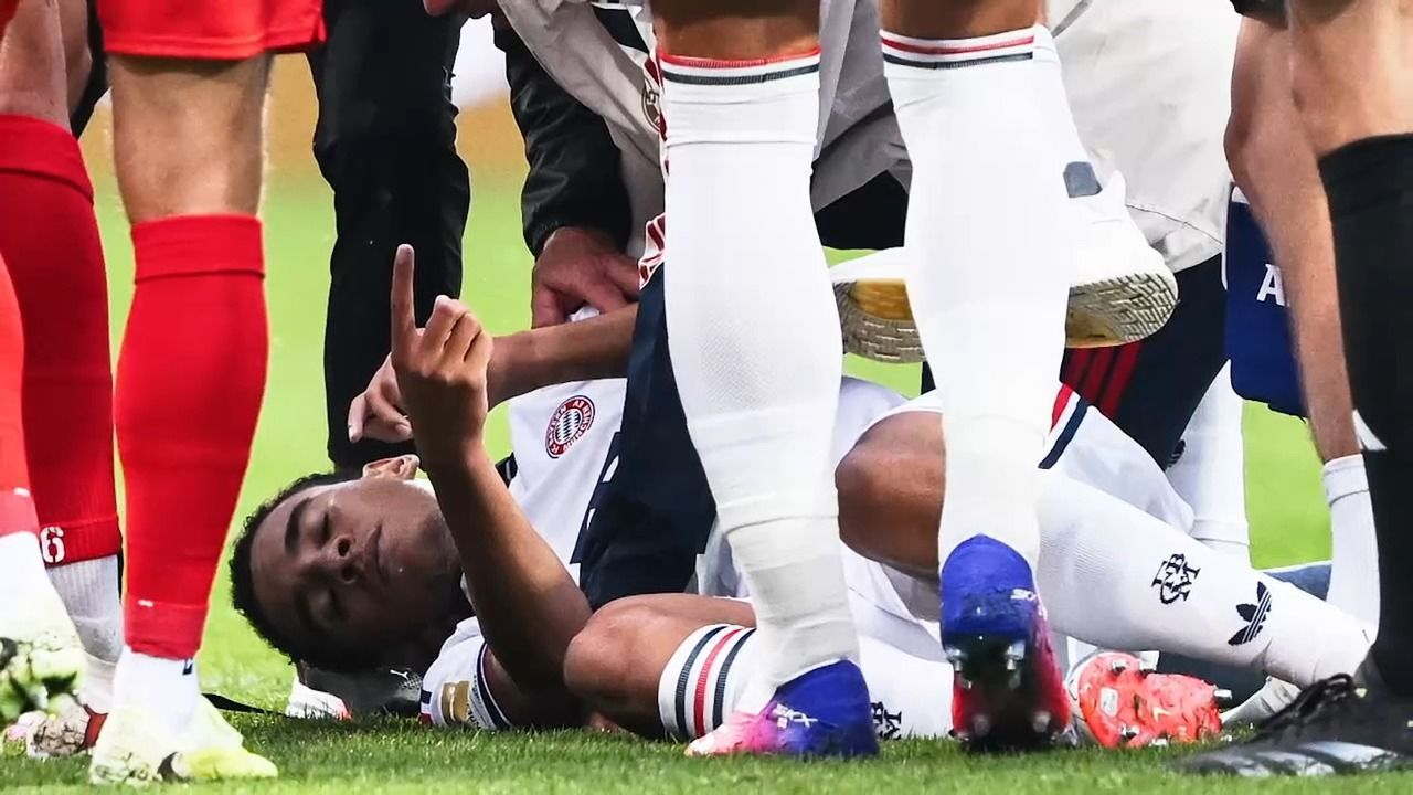 Video: Sorge um Jamal Musiala: FC Bayern-Stars stehen hinter ihrem Teamkollegen