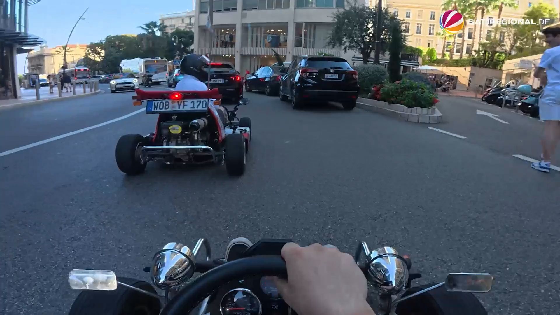 Video: Mit dem Gokart nach Monaco: Charity-Tour von zwei Männern aus Beienrode