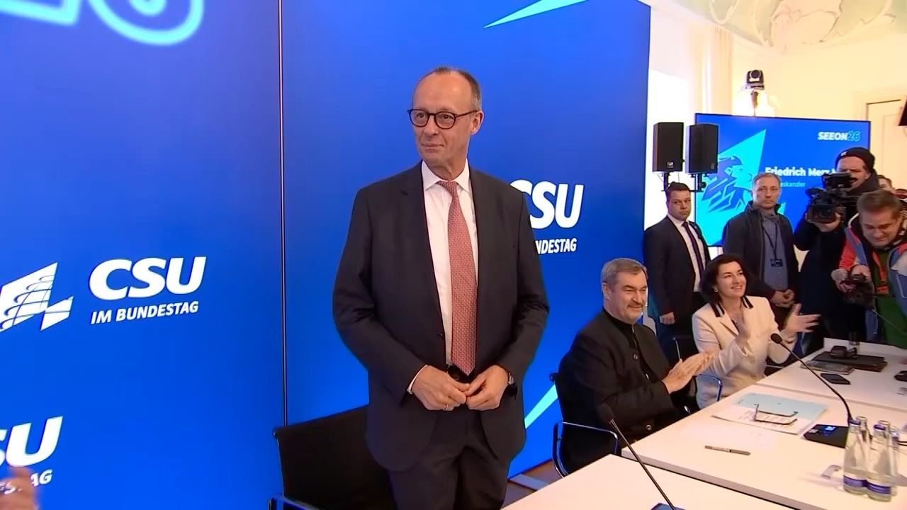 Video: Letzter Tag der Klausurtagung: Bundeskanzler Merz im Kloster Seeon