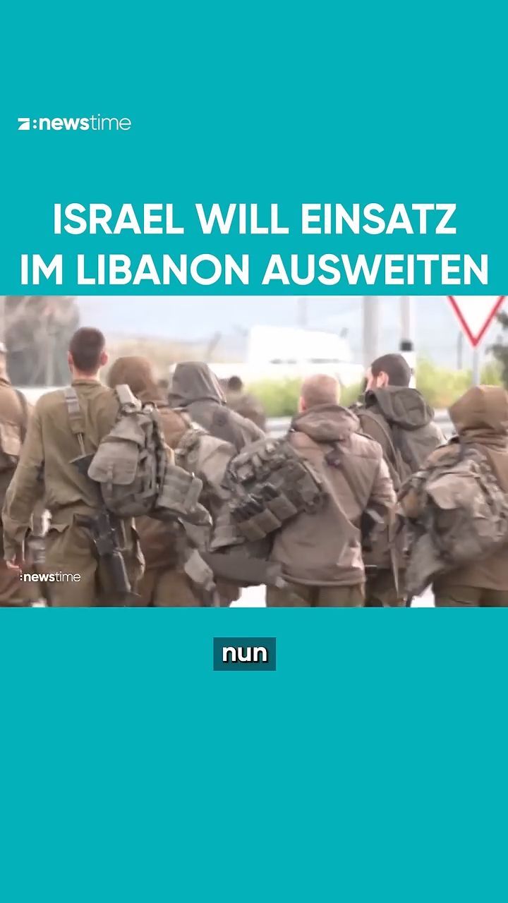 Video: Krieg in Nahost: Israel will Libanon-Einsatz ausweiten