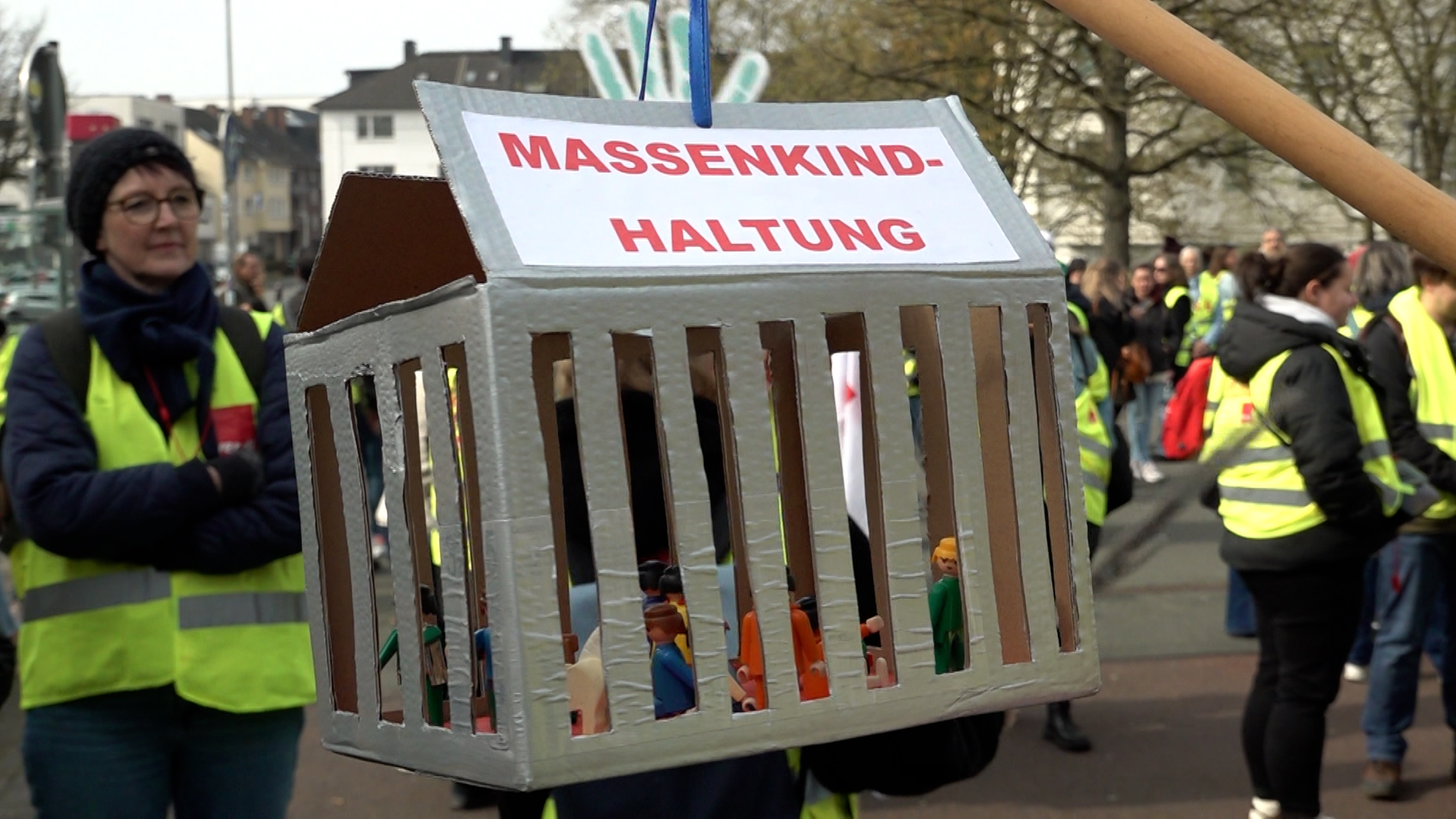 Video: Streik in AWO Kitas