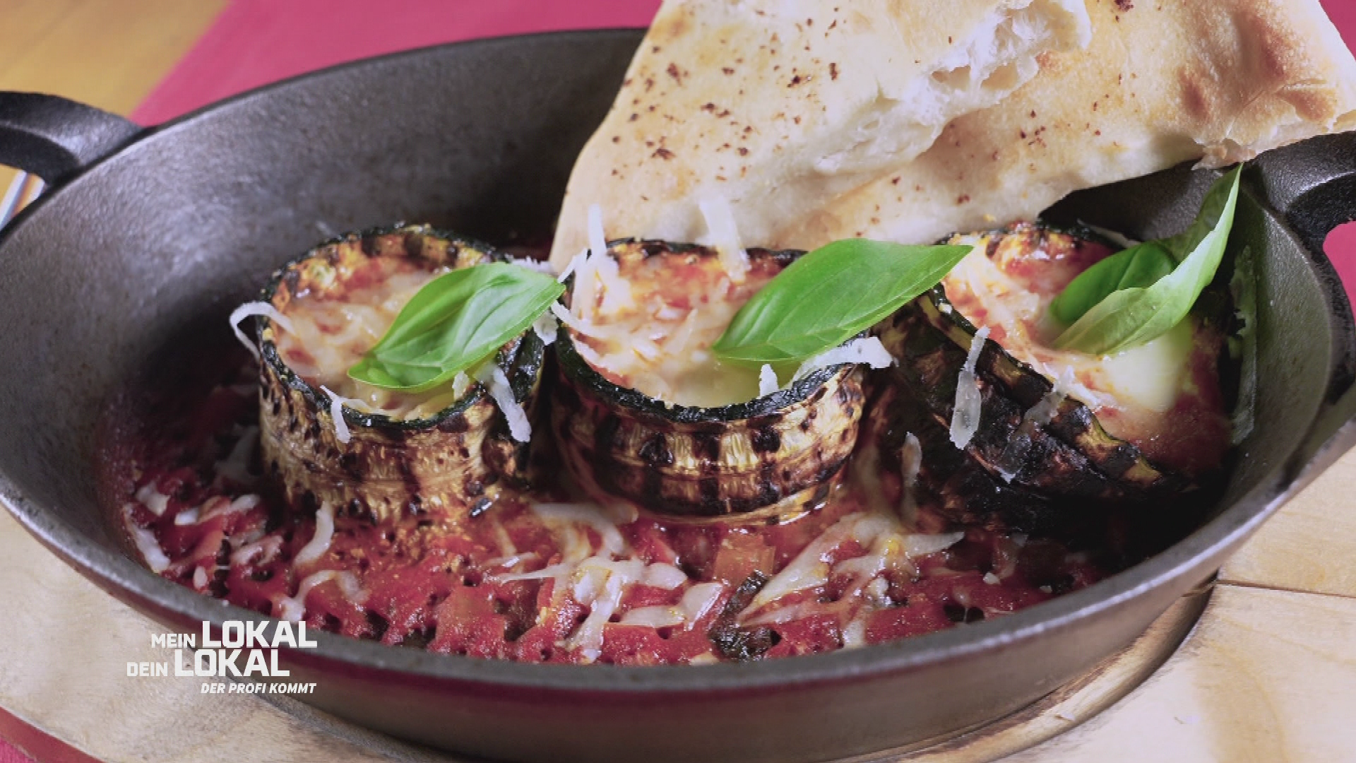With family support, the appetizers are prepared at 