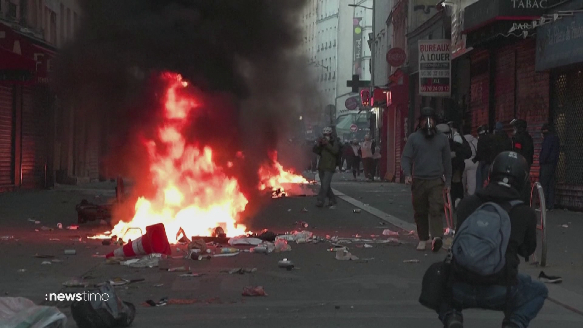 Video: Frankreich: Proteste eskalieren