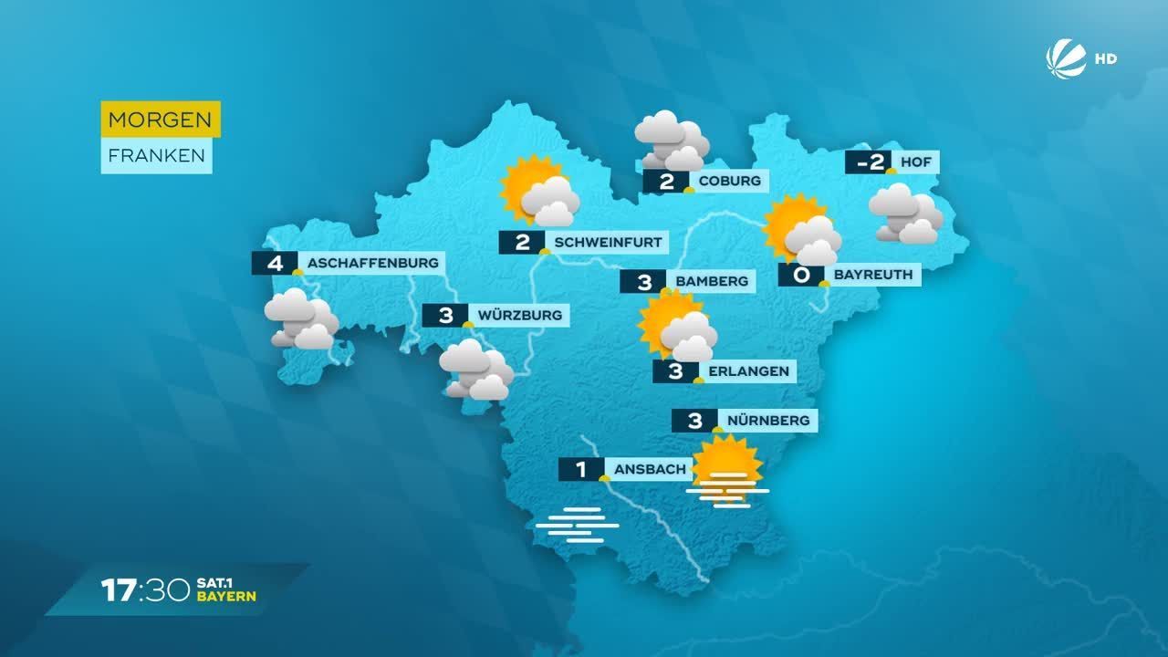 Das Bayern Wetter vom 02.12.2022: Sonne und Schnee