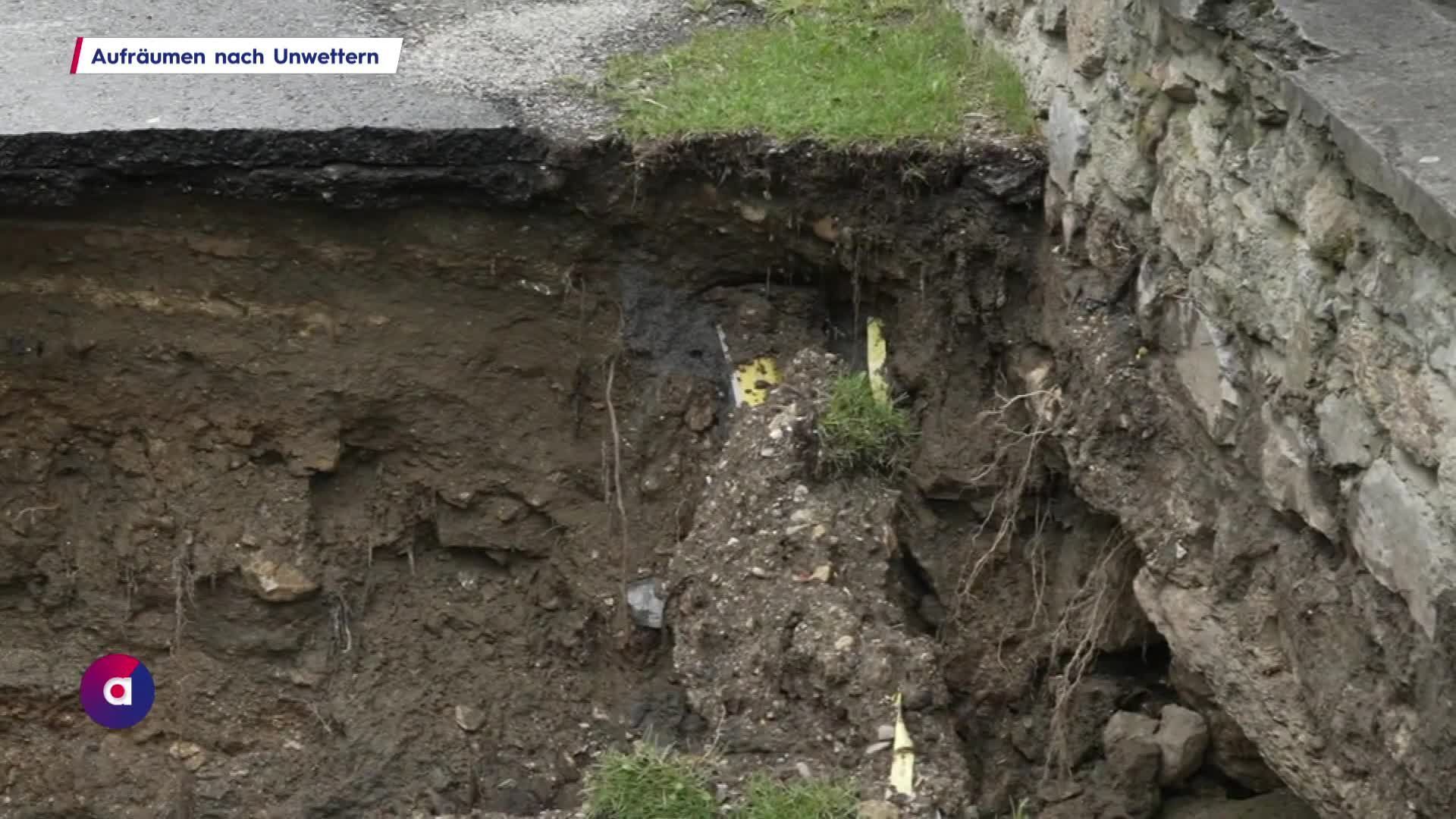 Aufräumen nach Unwettern: Freiwillige im Dauereinsatz