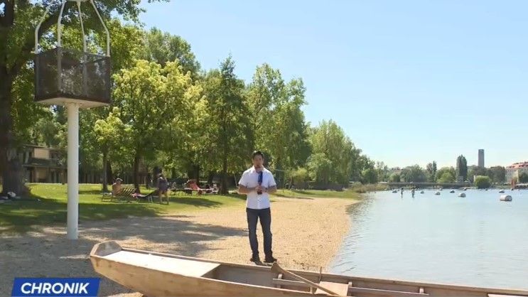 Video: Badesaison startet: PULS 24 beim Gänsehäufel