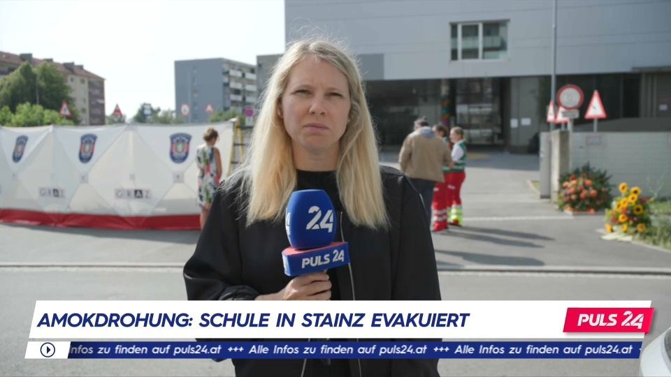 Video: Amokdrohung gegen Schule in Stainz: Polizei gibt Entwarnung