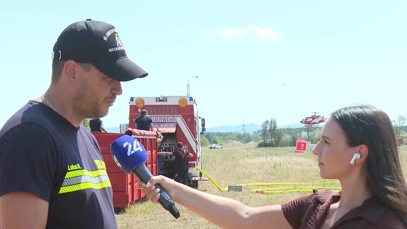Video: Waldbrand in Niederösterreich