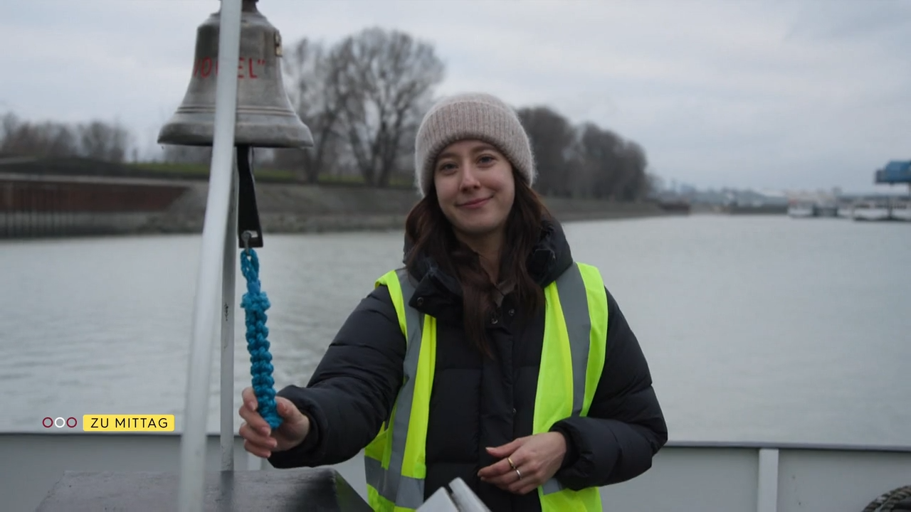 Video: Eis-Alarm in Wien: MS Eisvogel bricht Hafen auf