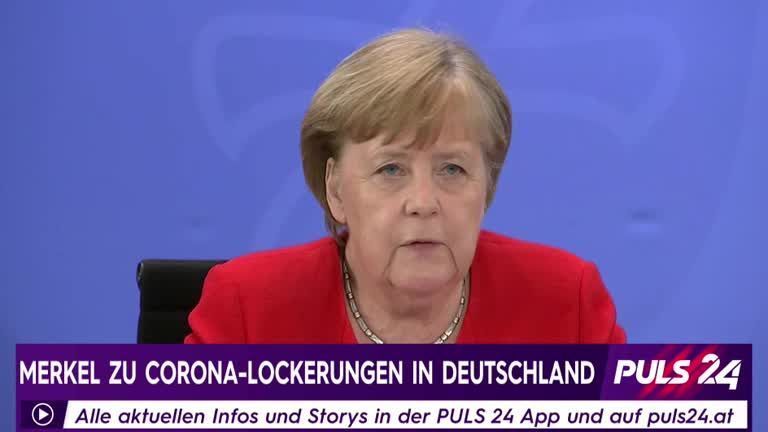 Bundeskanzlerin Angela Merkel zu Lockerungen in Deutschland